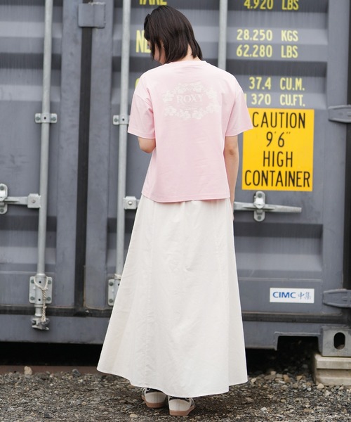 ROXY（ロキシー）の「【ムラサキスポーツ別注】ROXY/ロキシー WATER SUN AND SURF Tシャツ RST261642M（Tシャツ/カットソー・レディース・ピンク/ライトグリーン/アイボリー・L/M）」の7枚目の写真