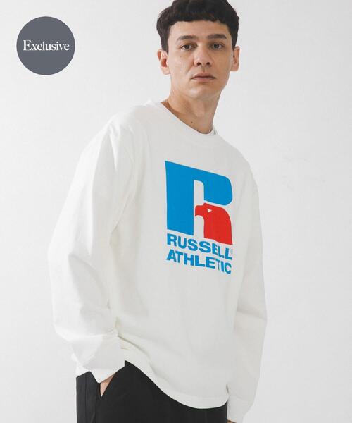 Russell Athletic（ラッセルアスレティック）の「『別注』RUSSELL ATHLETIC×SonnyLabel　プリントヘビージャージーロングTシャツ（Tシャツ/カットソー・メンズ・チャコールグレー/グレー/ホワイト・LARGE/MEDIUM）」の2枚目の写真