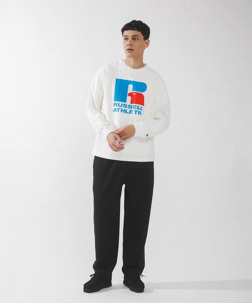 Russell Athletic（ラッセルアスレティック）の「『別注』RUSSELL ATHLETIC×SonnyLabel　プリントヘビージャージーロングTシャツ（Tシャツ/カットソー・メンズ・チャコールグレー/グレー/ホワイト・LARGE/MEDIUM）」の8枚目の写真