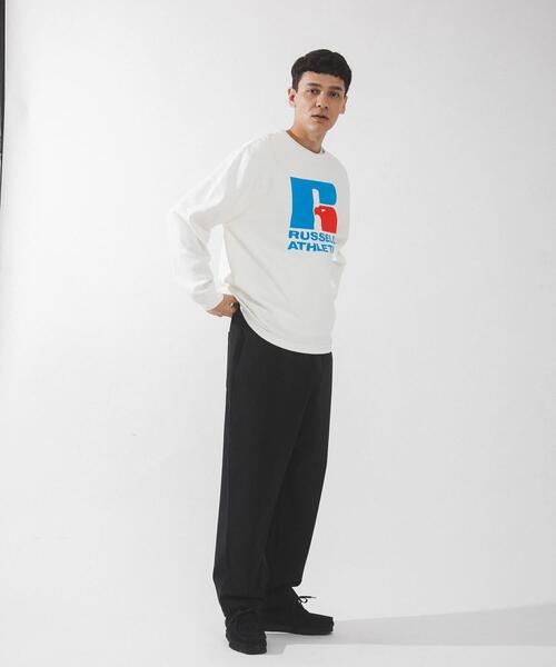 Russell Athletic（ラッセルアスレティック）の「『別注』RUSSELL ATHLETIC×SonnyLabel　プリントヘビージャージーロングTシャツ（Tシャツ/カットソー・メンズ・チャコールグレー/グレー/ホワイト・LARGE/MEDIUM）」の11枚目の写真
