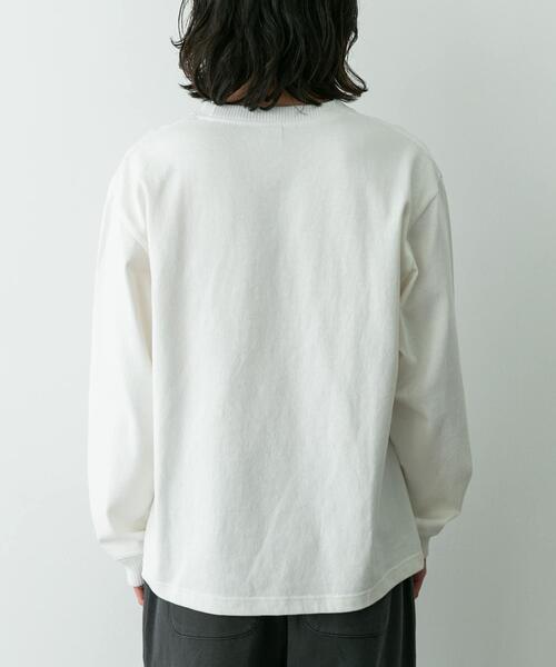 Russell Athletic（ラッセルアスレティック）の「『別注』RUSSELL ATHLETIC×SonnyLabel　プリントヘビージャージーロングTシャツ（Tシャツ/カットソー・メンズ・チャコールグレー/グレー/ホワイト・LARGE/MEDIUM）」の16枚目の写真