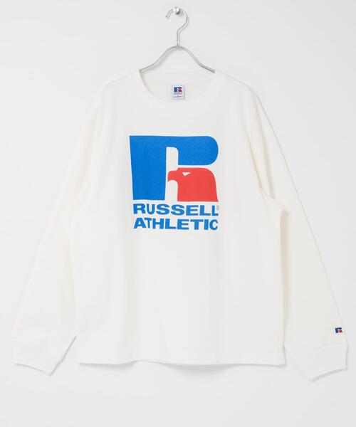 別注』RUSSELL ATHLETIC×SonnyLabel プリントヘビージャージーロングT