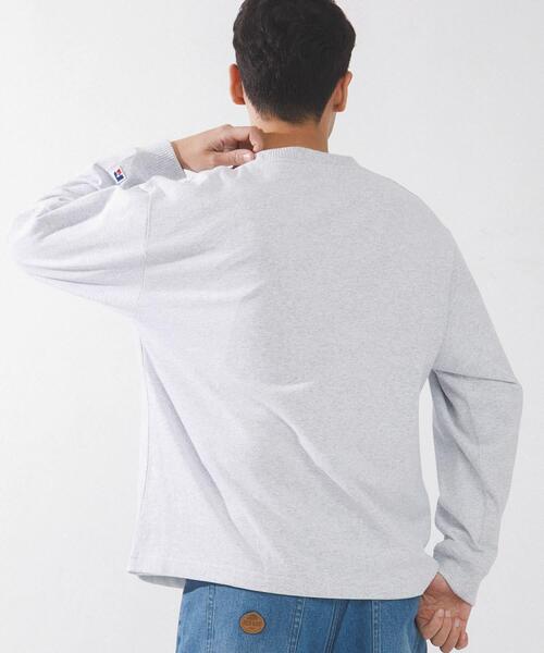 Russell Athletic（ラッセルアスレティック）の「『別注』RUSSELL ATHLETIC×SonnyLabel　プリントヘビージャージーロングTシャツ（Tシャツ/カットソー・メンズ・チャコールグレー/グレー/ホワイト・LARGE/MEDIUM）」の22枚目の写真