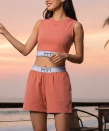 N.s（エヌドットエス）の「【ROXY/ロキシー】SUNSET WAVES SET UP　水陸両用　セットアップ　ノースリーブラッシュガード・ボトム(水着)（水着）」