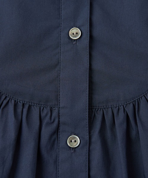 LA MARINE FRANCAISE（マリン フランセーズ）の「バンドカラーブラウス（シャツ/ブラウス・レディース・ホワイト/ネイビー/ラベンダー・FREE）」の6枚目の写真