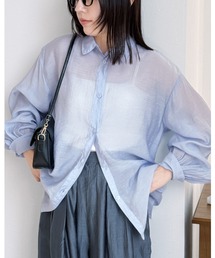 reca | シアーポプリンボリュームスリーブシャツ(シャツ/ブラウス)