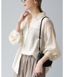 reca | シアーポプリンボリュームスリーブシャツ(シャツ/ブラウス)