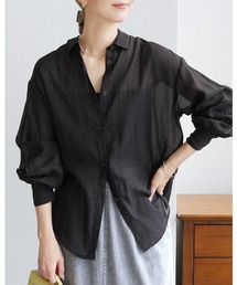 reca | シアーポプリンボリュームスリーブシャツ(シャツ/ブラウス)