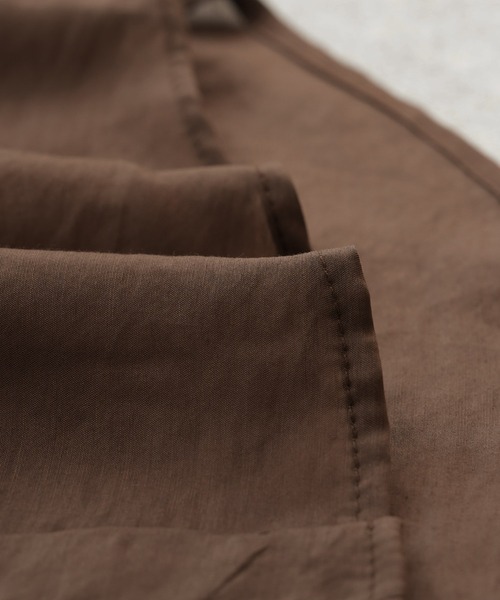 reca（レカ）の「シアーポプリンボリュームスリーブシャツ（シャツ/ブラウス・レディース・アイボリー/ブラック/オリーブ/サックスブルー/ブラウン/ミント・M）」の16枚目の写真