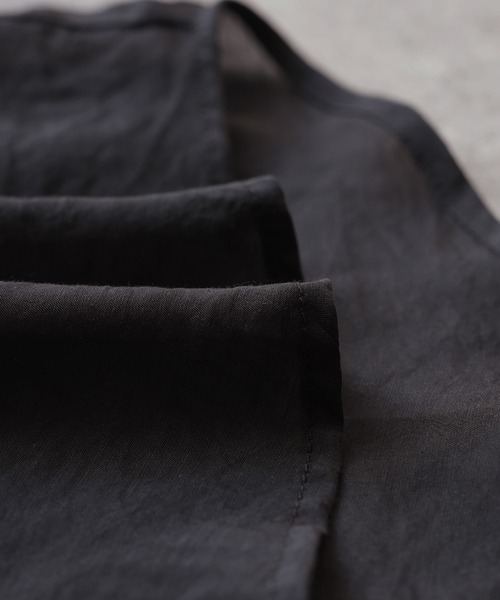 reca（レカ）の「シアーポプリンボリュームスリーブシャツ（シャツ/ブラウス・レディース・アイボリー/ブラック/オリーブ/サックスブルー/ブラウン/ミント・M）」の17枚目の写真