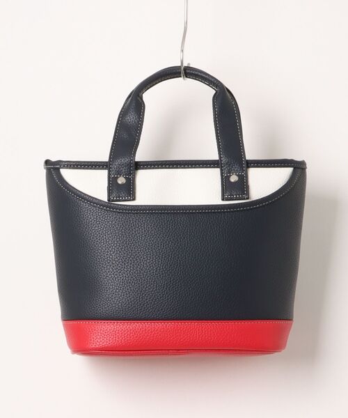 TOMMY HILFIGER GOLF（トミー ヒルフィガー ゴルフ）の「ラウンドバッグ FACE（トートバッグ・メンズ・ホワイト/ブラック/ネイビー・フリー）」の8枚目の写真