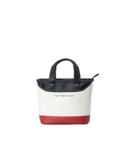TOMMY HILFIGER GOLF（トミー ヒルフィガー ゴルフ）の「ラウンドバッグ FACE（トートバッグ・メンズ・ホワイト/ブラック/ネイビー・フリー）」の2枚目の写真