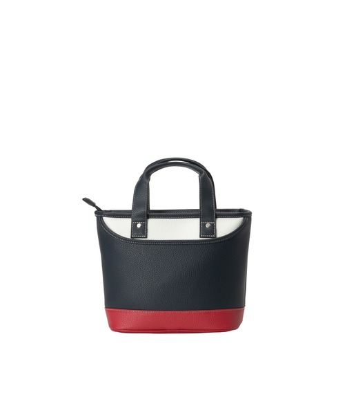 TOMMY HILFIGER GOLF（トミー ヒルフィガー ゴルフ）の「ラウンドバッグ FACE（トートバッグ・メンズ・ホワイト/ブラック/ネイビー・フリー）」の5枚目の写真