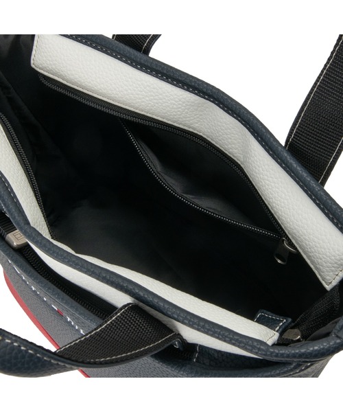 TOMMY HILFIGER GOLF（トミー ヒルフィガー ゴルフ）の「ラウンドバッグ FACE（トートバッグ・メンズ・ホワイト/ブラック/ネイビー・フリー）」の6枚目の写真