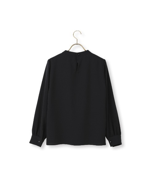 AOYAMA(アオヤマ)の「4WAYボウタイブラウス|通勤&オフィス&入卒&セレモニー&オケージョン|(シャツ/ブラウス・レディース・ブラウン系/ライトベージュ/ネイビー/ライトグレー/ホワイト・S/LL/L/M)」の11枚目の写真