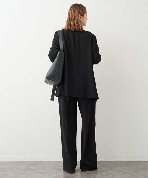 トリアセジョーゼット ジャケット（テーラードジャケット）｜Deuxieme