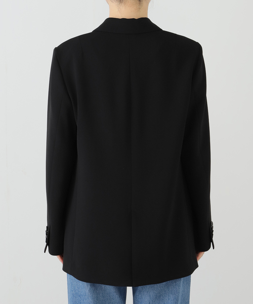 Deuxieme Classe(ドゥーズィエムクラス)の「トリアセジョーゼット ジャケット(テーラードジャケット・レディース・ブラック・36/38)」の10枚目の写真