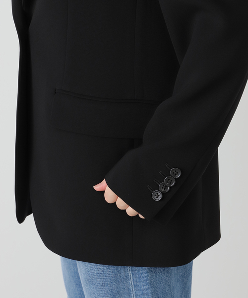 トリアセジョーゼット ジャケット（テーラードジャケット）｜Deuxieme