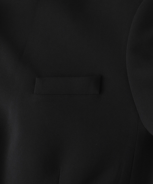 Deuxieme Classe(ドゥーズィエムクラス)の「トリアセジョーゼット ジャケット(テーラードジャケット・レディース・ブラック・36/38)」の14枚目の写真