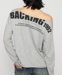 LAGUA GEM（ラグアジェム）の「BACK PRINT LOOSEY トップス（Tシャツ/カットソー・レディース）」