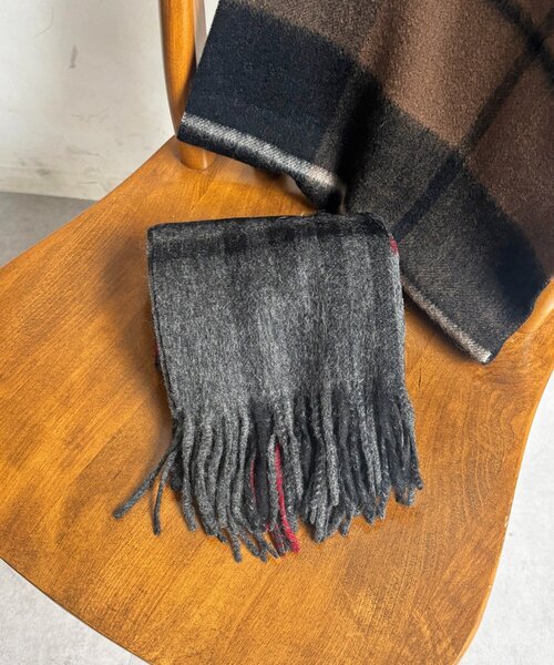 un dix cors（アンディコール）の「ウールストール（マフラー・レディース・ブラック・FREE）」の5枚目の写真