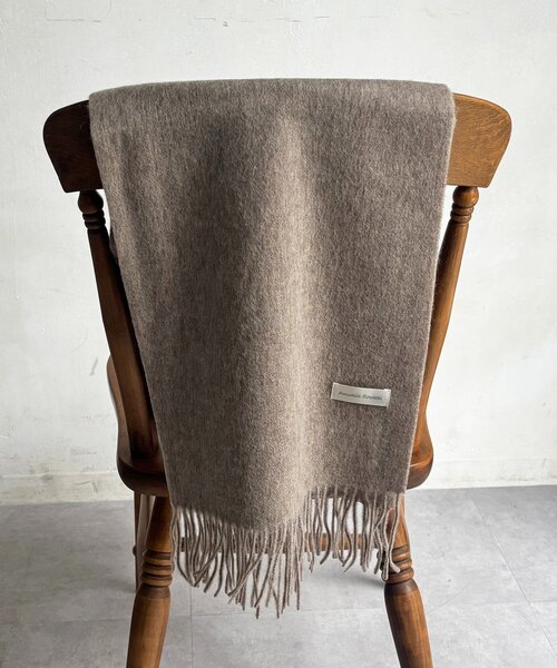 un dix cors（アンディコール）の「ウールストール（マフラー・レディース・ブラック・FREE）」の8枚目の写真