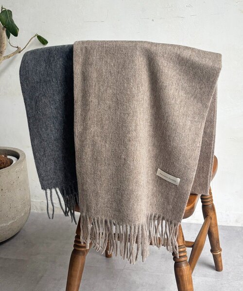 un dix cors（アンディコール）の「ウールストール（マフラー・レディース・ブラック・FREE）」の9枚目の写真