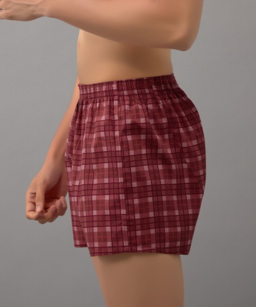 BODY WILD（ボディーワイルド）の「BODY WILD/ボディワイルド トランクス ゆったり穿けてストレスフリー チェック柄（トランクス・メンズ・その他1/その他2/その他3・MEDIUM/LARGE/X-LARGE）」の4枚目の写真