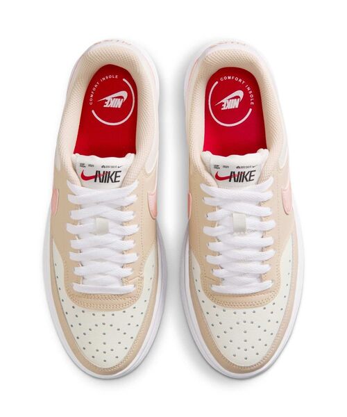 NIKE(ナイキ)の「ナイキ コート ビジョン アルタ ウィメンズシューズ / Nike Court Vision Alta Women's Shoes FD9921-181 Sail(スニーカー・レディース・クリーム・25.5/23/24/25/26/22/22.5/24.5/23.5)」の4枚目の写真