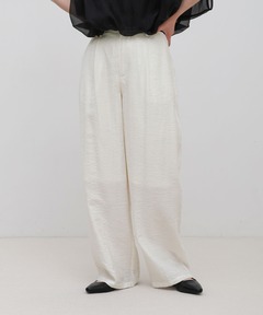 stretch twill タックパンツ（スラックス）｜Deuxieme Classe