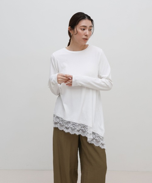 select MOCA(セレクトモカ)の「リネンタッチシアータックパンツ(その他パンツ・レディース・ブラック/ブラウン/ホワイト・FREE)」の13枚目の写真