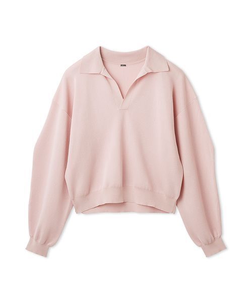 Mila Owen(ミラオーウェン)の「シアーポロニット(ニット/セーター・レディース・ライトブルー/アイボリー/ピンク/ネイビー・F)」の19枚目の写真