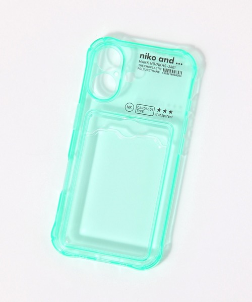 niko and...(ニコアンド)の「カードケース付きiPhoneケース(iPhone16)(スマホケース/カバー・レディース・オレンジ/その他1/グリーン・0)」の15枚目の写真