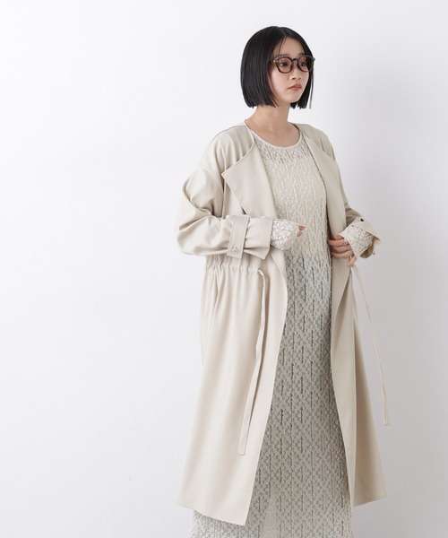 撥水&花粉ガード ドロストノーカラーコート（ノーカラーコート）｜NANO