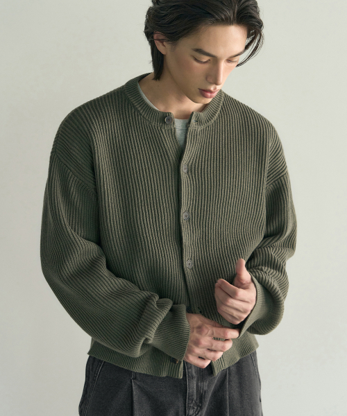 Coperni ニットカーディガン 洗える]ポリニットカーディガン