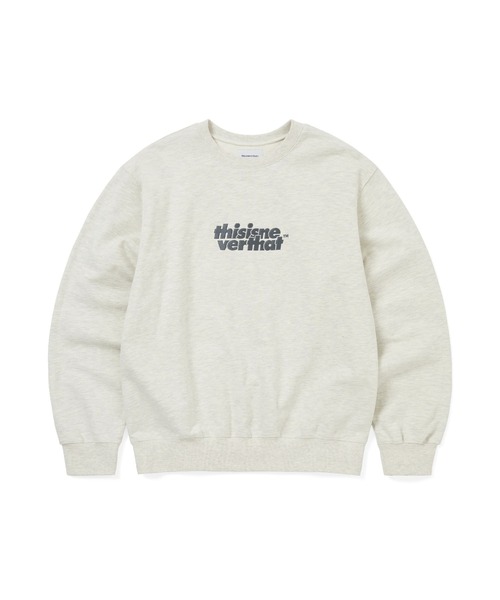 thisisneverthat(ディスイズネバーザット)の「OL-Logo Crewneck(スウェット・メンズ・チャコール/ネイビー/オートミール・L/M/S/XL)」の2枚目の写真