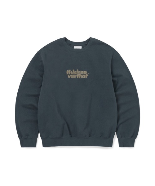 thisisneverthat(ディスイズネバーザット)の「OL-Logo Crewneck(スウェット・メンズ・チャコール/ネイビー/オートミール・L/M/S/XL)」の3枚目の写真