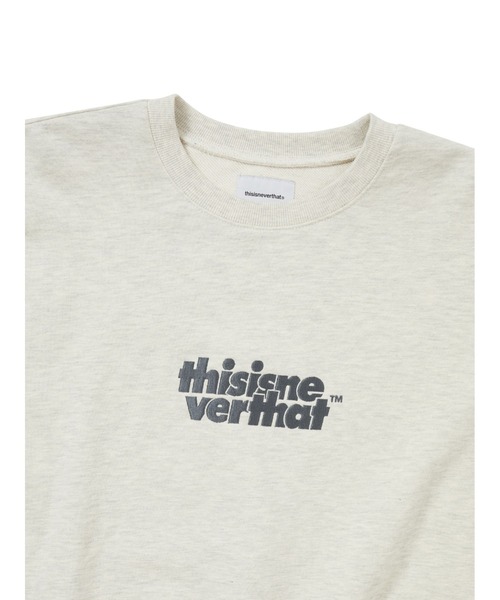thisisneverthat(ディスイズネバーザット)の「OL-Logo Crewneck(スウェット・メンズ・チャコール/ネイビー/オートミール・L/M/S/XL)」の6枚目の写真