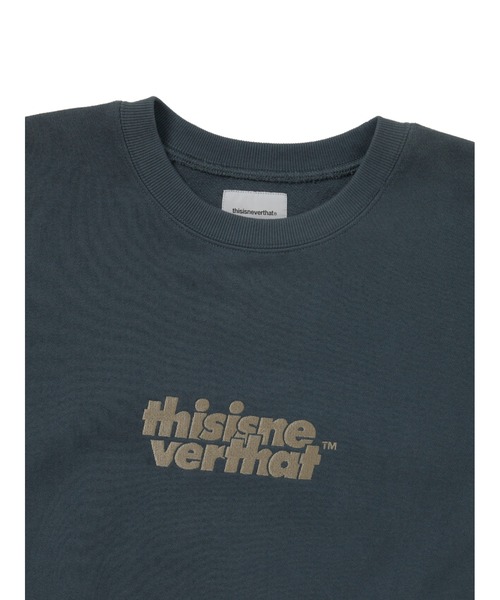 thisisneverthat(ディスイズネバーザット)の「OL-Logo Crewneck(スウェット・メンズ・チャコール/ネイビー/オートミール・L/M/S/XL)」の8枚目の写真