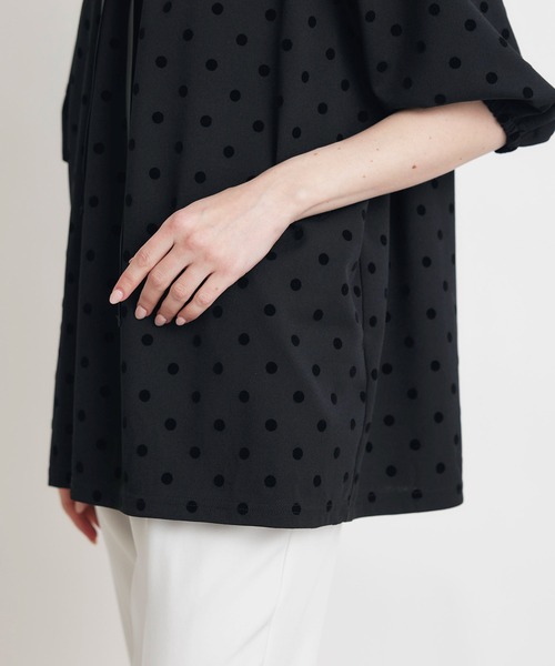 PICCIN PERLA(ピッチンペルラ)の「ザビエルドットカットソー(Tシャツ/カットソー・レディース・ブラック・M)」の20枚目の写真