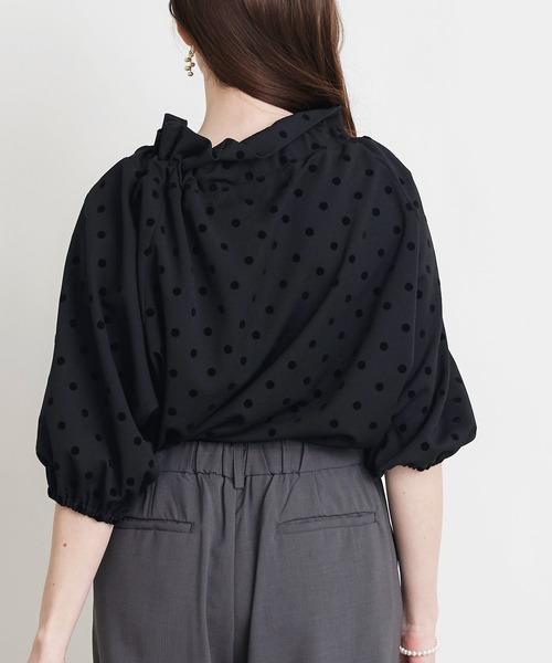 PICCIN PERLA(ピッチンペルラ)の「ザビエルドットカットソー(Tシャツ/カットソー・レディース・ブラック・M)」の11枚目の写真