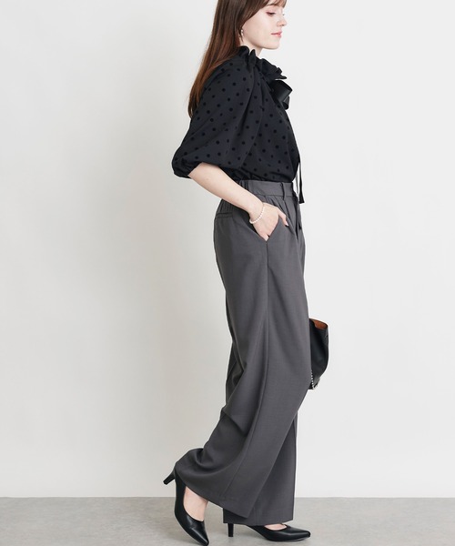 PICCIN PERLA(ピッチンペルラ)の「ザビエルドットカットソー(Tシャツ/カットソー・レディース・ブラック・M)」の15枚目の写真