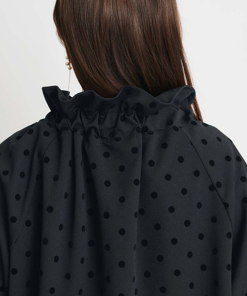 PICCIN PERLA(ピッチンペルラ)の「ザビエルドットカットソー(Tシャツ/カットソー・レディース・ブラック・M)」の18枚目の写真