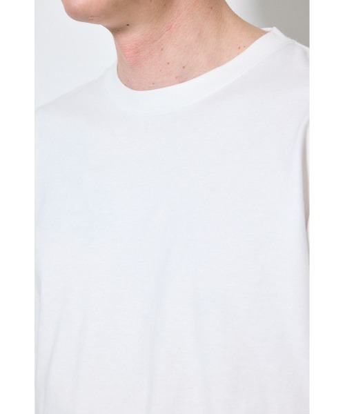 AZUL by moussy(アズールバイマウジー)の「ワッフルレイヤードロンTEE(Tシャツ/カットソー・メンズ・オフホワイト/ブラック/ライトグレー・MEDIUM/LARGE)」の12枚目の写真