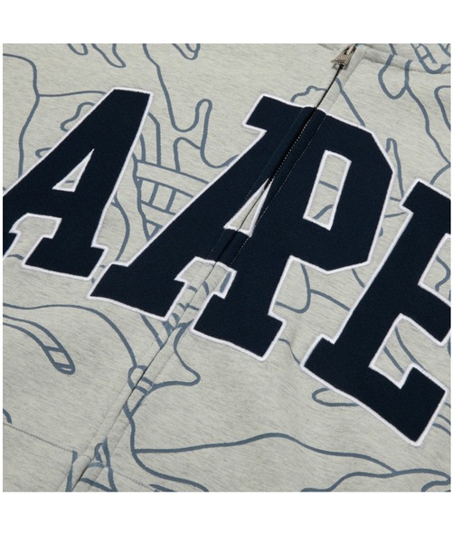 AAPE BY A BATHING APE(エーエイプバイアベイシングエイプ)の「AAPE MAIN ZIP UP HOODIE(パーカー・メンズ・オフホワイト・X-LARGE/LARGE/MEDIUM/SMALL)」の3枚目の写真