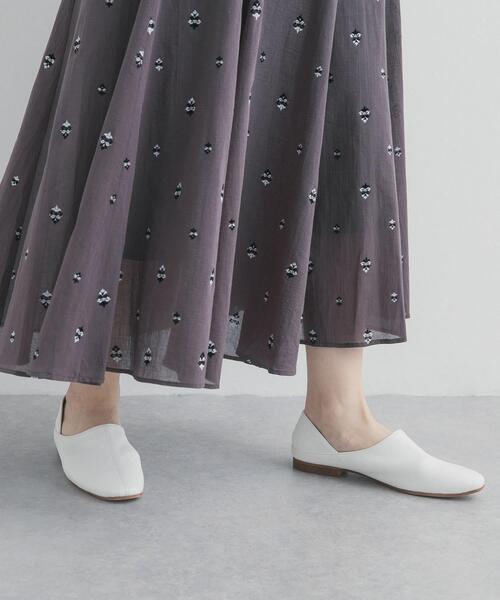 URBAN RESEARCH DOORS（アーバンリサーチドアーズ）の「ライトウェイトソフトバブーシュ（その他シューズ・レディース・ブラック/オフホワイト・38/36/37）」の4枚目の写真