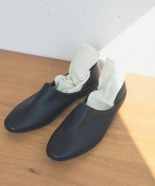 URBAN RESEARCH DOORS（アーバンリサーチドアーズ）の「ライトウェイトソフトバブーシュ（その他シューズ・レディース・ブラック/オフホワイト・38/36/37）」の7枚目の写真