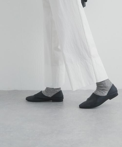 URBAN RESEARCH DOORS（アーバンリサーチドアーズ）の「ライトウェイトソフトバブーシュ（その他シューズ・レディース・ブラック/オフホワイト・38/36/37）」の10枚目の写真