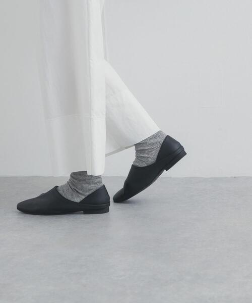 URBAN RESEARCH DOORS（アーバンリサーチドアーズ）の「ライトウェイトソフトバブーシュ（その他シューズ・レディース・ブラック/オフホワイト・38/36/37）」の11枚目の写真