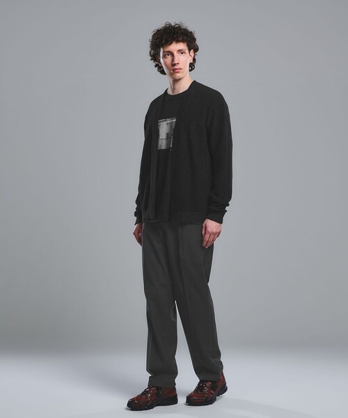 green label relaxing（グリーンレーベルリラクシング）の「リネン アゼ イージーカーディガン（カーディガン/ボレロ・メンズ・ライトブルー/ライトグレー/ブラック/ブラウン・L/M/S/XL）」の18枚目の写真